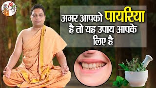 अगर आपको पायरिया है तो यह उपाय आपके लिए है  Remedy for Pyorrhea  Acharya Balkrishna Ji desinuskhe [upl. by Arhez]