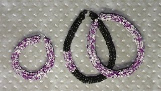 Looms  3 Armbänder  bracelets mit Strickliesl [upl. by Blanchard99]