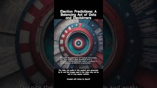 Election Predictions A Balancing Act of Data and Disclaimers new shorts [upl. by Libbie122]