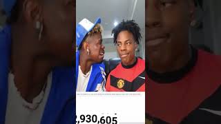 Speed and Pogba having a bark off😂 ishowspeed kaicenatstream live pogba skibidi funny fyp [upl. by Daas430]