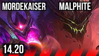 MORDEKAISER vs MALPHITE TOP  EUW Master  1420 [upl. by Robena]