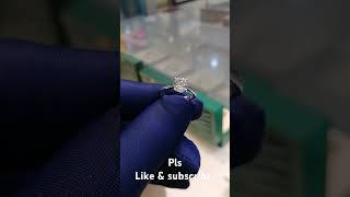 RING 18K WHITE GOLD WITH 15CT VS QUALITY DIAMOND [upl. by Ggerg]