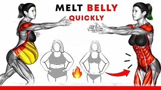 🔥 LOSE BELLY FAT in 7 days Belly waist amp abs ➜ 10 Minute Exercise [upl. by Dirk936]