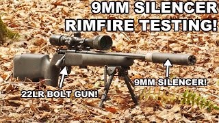 9mm Silencer Rimfire Testing Liberty Infiniti on 22LR [upl. by Winni45]