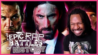 Epic Rap Battles of History quotJohn Wick vs John Rambo vs John McClanequot REACTION [upl. by Chee]