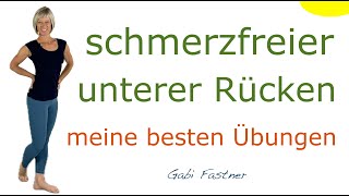 🌱 18 min schmerzfreier unterer Rücken  meine besten Übungen  ohne Geräte im Stehen [upl. by Anahpos]