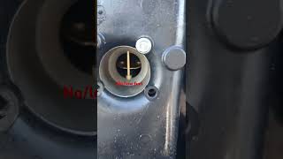 Ex of Clogged carburetor low fuel flow in action Jonson 60hp [upl. by Nanine]