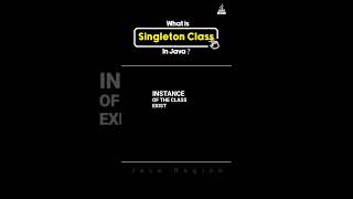 What is Singleton Class In Java  Java interview questions and answers [upl. by Nnylesor]