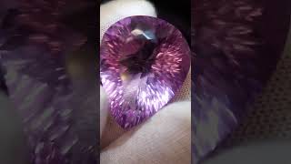 Huge precision cut Amethyst stone 633 CTS wwwpuritygemsetsycom [upl. by Arot]