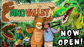 DINO VALLEY is NOW OPEN  ALL NEW RIDES amp LAND at LEGOLAND CALIFORNIA  FULL TOUR [upl. by Per748]