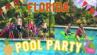 FLORIDA POOL PARTY VACATION🎉 121 VLOG [upl. by Syverson]