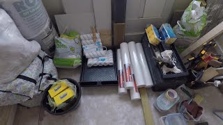 DIY Hanging Lining Paper On Ceilings amp Walls Pt 1 [upl. by Aziram134]