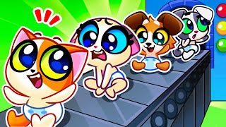 👶 How Was Baby Born 🤱 Meet New Sibling amp Learn How to Take Care of Baby 😻 PurrPurr Stories [upl. by Latsirc]