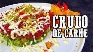 Crudo de Carne el plato crudo que amamos los chilenos  Slucook [upl. by Isidora782]