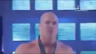 Kurt Angle WrestleMania 22 2006 Pyro Entrance [upl. by Ecinuahs]