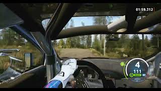 EA WRC Rally Simulator Single stage at Rally Finland in Ford Puma [upl. by Macknair]