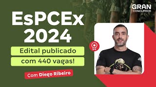 Concurso EsPCEx 2024  Análise do Edital com 440 vagas [upl. by Esiuol435]