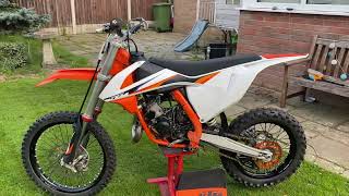 2021 ktm sx 85 big wheel Runs crisp [upl. by Perrie]