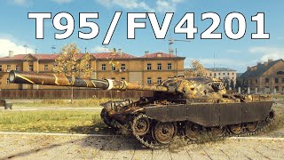 World of Tanks T95FV4201 Chieftain  4 Kills 101K Damage [upl. by Ahsitul]