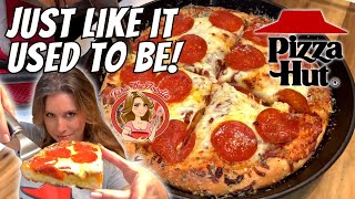 How To Make Pizza Hut Pan Pizza At Home  Tara the Foodie [upl. by Marriott]