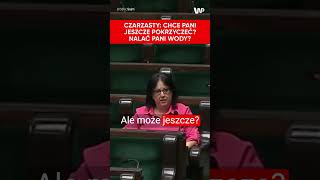 quotChce pani jeszcze pokrzyczećquot Czarzasty do Czerwińskiej Nalać pani wody [upl. by Inalej]