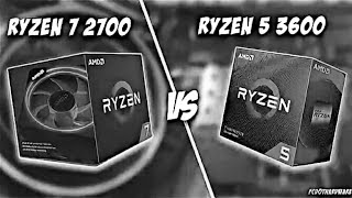 ЛУЧШИЙ ПРОЦЕССОР ДО 5000 Ryzen 7 2700X vs Ryzen 5 3600💨 [upl. by Docia955]