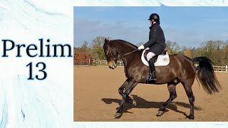 PRELIM 13 DRESSAGE TEST  British Dressage [upl. by Akina560]