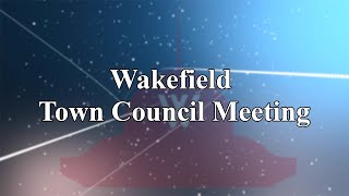 Wakefield Town Council Meeting  October 21st 2024 [upl. by Snoddy]