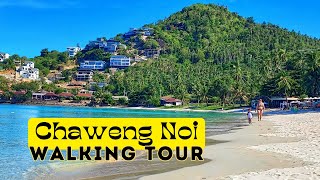 Walking Tour of Chaweng Noi Beach in Koh Samui [upl. by Gignac]