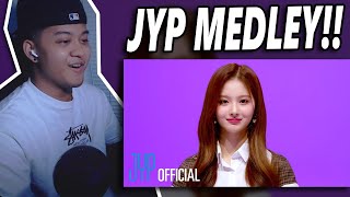 PICK NMIXX JYP COVER LIVE  REACTION [upl. by Ydnec924]