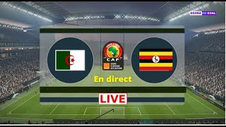 en direct Match Algérie vs Ouganda Éliminatoires des nations africaines eFootball 2022 [upl. by Caria]