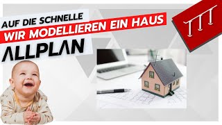 Haus schnell modellieren in Allplan [upl. by Nosnar]