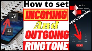 How To Set Incoming And Outgoing Ringtone In 2021  incoming call ringtone kaise set kare [upl. by Ignatius357]