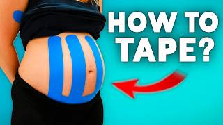 Effective Kinesiology Taping for Pregnancy Back Pain Relief [upl. by Elly]