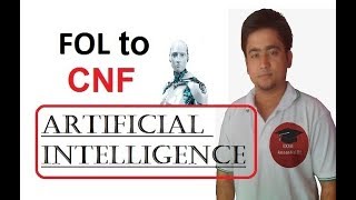 First order Logic to CNF in Artificial IntelligenceHindi13  MCSE003 [upl. by Aicilyhp99]