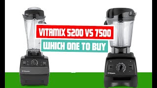 Vitamix 5200 vs 7500 Which One to Buy  Ultimate Comparison and Review [upl. by Ahsinet]