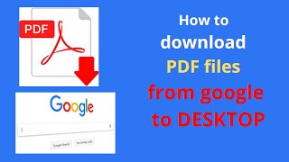 How to download pdf files from google to Laptop 2021 [upl. by Reivaz]