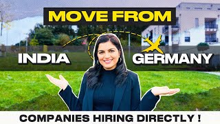 Get A Job In Germany Directly From India  Companies Hiring Indians In Germany  Move To Germany [upl. by Pirozzo]