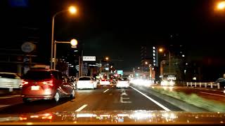 night drive Toride City Ibaraki Pref → Higashimurayama City Tokyo September 26 2020207） [upl. by Shipman]