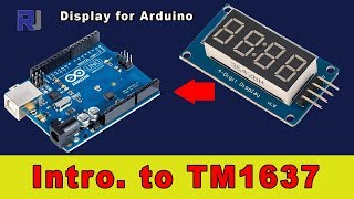 How to use TM1637 4 digits seven segment display with Arduino [upl. by Ordnasil]