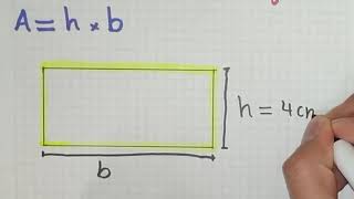 Como sacar el AREA de un RECTANGULO Formula y Ejercicio resuelto [upl. by Sielen]