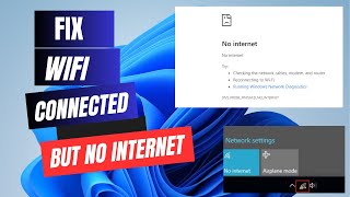 Fix WiFi Connected but No Internet Access on Windows 11  Easy Methods [upl. by Lettie]