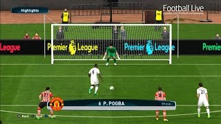 PES 2017  Southampton vs Manchester United  Full Match amp Pogba penalty kick  Gameplay PC [upl. by Elleval680]