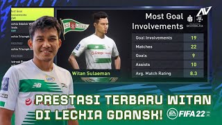 Prestasi Terbaru Witan Sulaeman di Lechia Gdansk  Player Career FIFA 22 [upl. by Abramo]