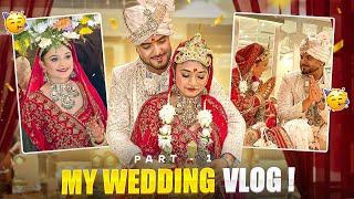 Big day😍My wedding vlog  Part 1  Paras thakral [upl. by Agarhs]