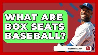 What Are Box Seats Baseball  TheSportXpertcom [upl. by Judye]