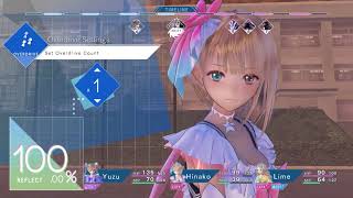 Blue Reflection PC Yesod Boss Battle Chapter 3 Hard [upl. by Marlow347]