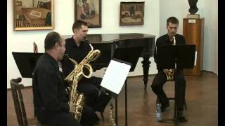 Transylvanian Saxophone Quartet  D Bennett Saxophone Symphonette [upl. by Orit]