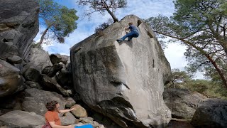 Bouldering in Fontainebleau back in 2022 [upl. by Anib]