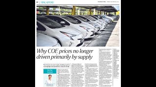 COE Prices  Demand and Supply [upl. by Sined]